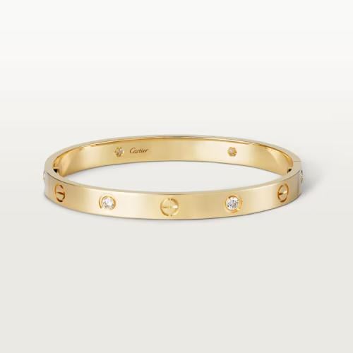 Love bracelet, 4 diamonds