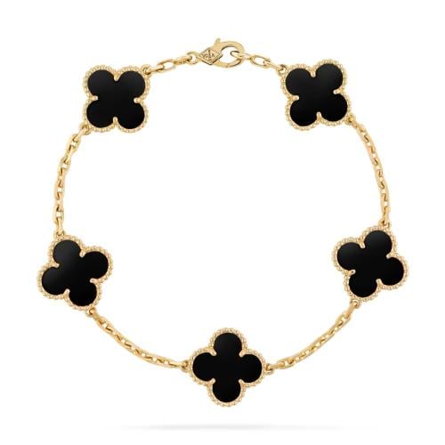 Vintage alhambra bracelet, 5 motifs