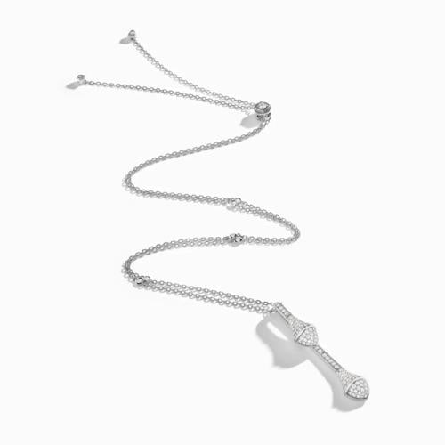 Cleo long chain full diamonds