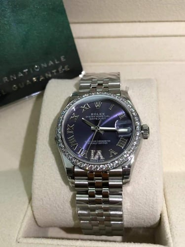 رولكس ديت جست فل ستيل وألماس ٣١مم