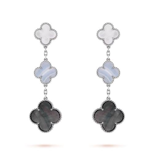 Magic alhambra earrings, 3 motifs