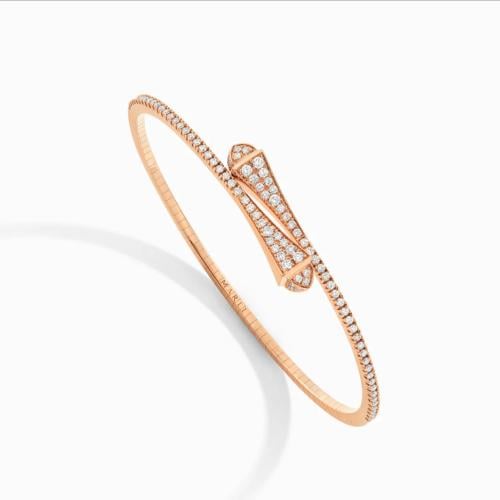 Cleo Full Diamond Slim Slip-On Bracelet