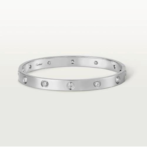 Love bracelet, 10 diamonds