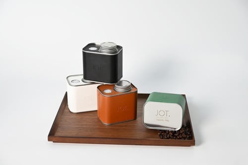 جوت - علبة معدنية لحفظ القهوة