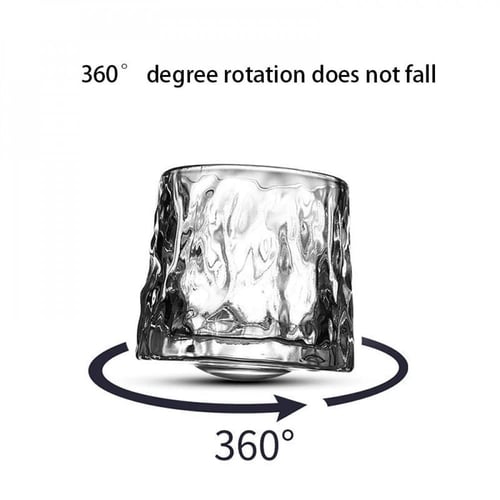 كوب زجاجي دوار 160مل