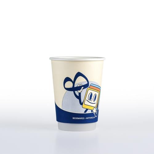 أكواب ورقية 12oz بشعار أبو عمر و مذهلة