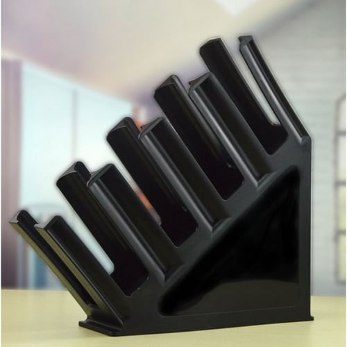 حامل بلاستيكي للأكواب مناسب للمقاهي اسود