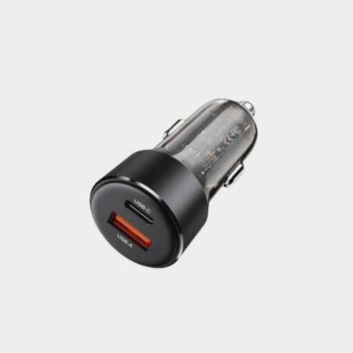 شاحن سيارة PD + USB - 65W - AceFast