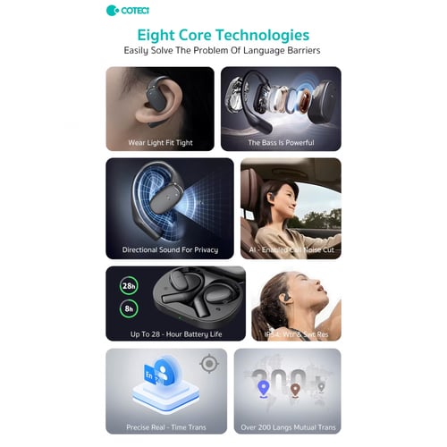 سماعة اذن ترجمة 150 لغة