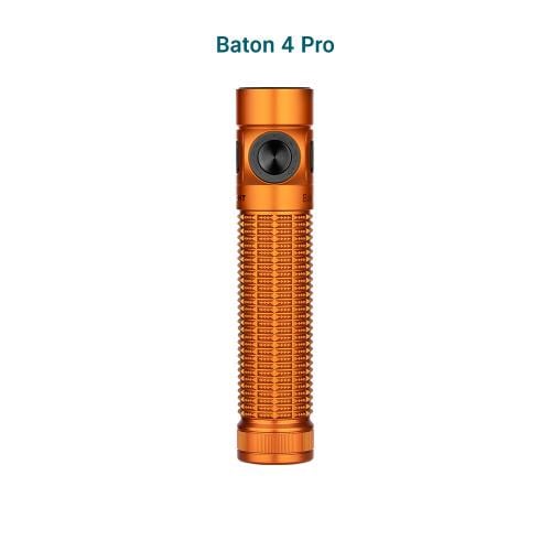5 Baton 4 Pro (Orange) -Compact 1700-Lumen EDC Flashlight- كشاف اولايت