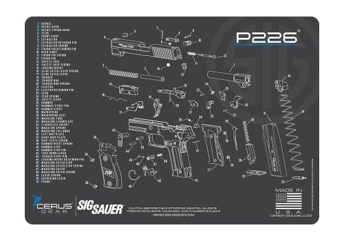 PEMIUM P226 GUN MAT 8300900بساط سق ساور