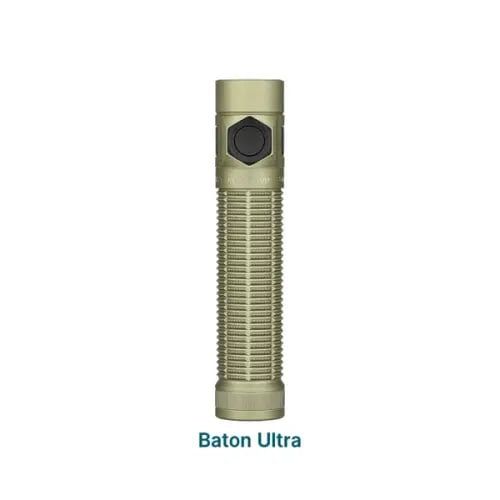 Baton Ultra (Olive Green)-1900-lumen with two switches-اولايت كشاف
