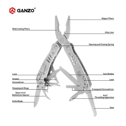 Multi Tool Ganzo G301 - مجموعة عدة قانزو