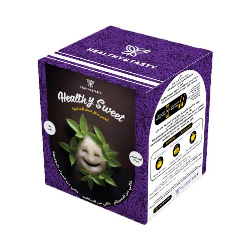 هيلثي اند تيستي - سكر استيفيا محلى هيلثي (25 ظرف)...