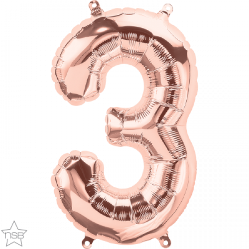 SMALL NUMBER ROSEGOLD (عدد 5 قطع) 3