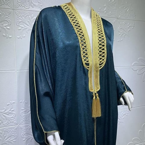 بشت رسمي مميز بتطريز ذهبي