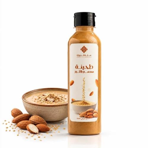 Sesame tahini with almonds