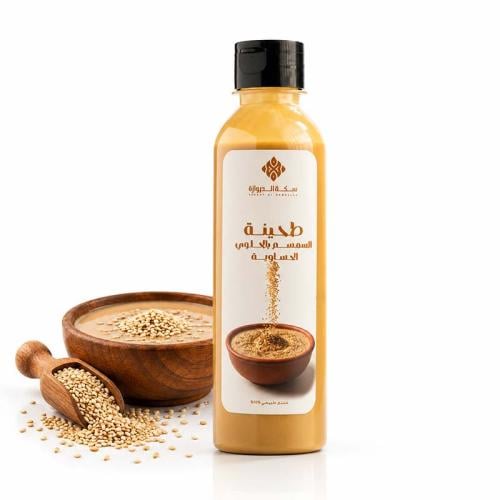 Sesame tahini with sweet Al-Hasa (fennel)