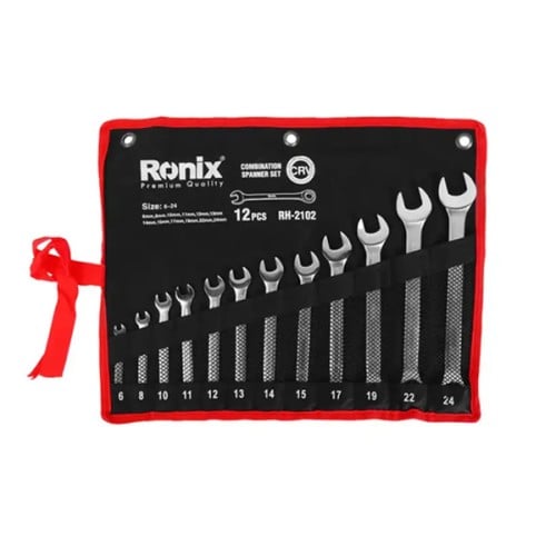 طقم مفاتيح ربط - 12 قطعة من رونيكس موديل (RH- 2102...