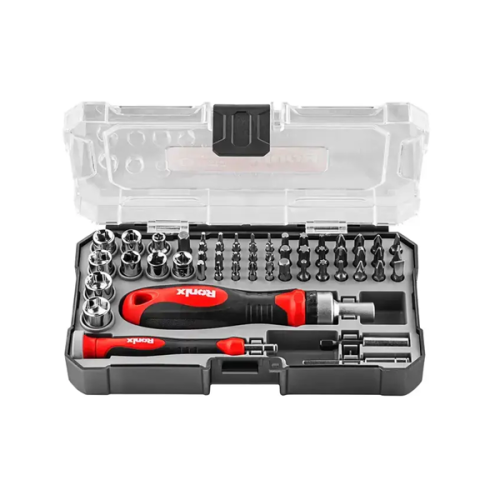 طقم لقم مفك 56 قطعة من رونيكس موديل (RH-2717)