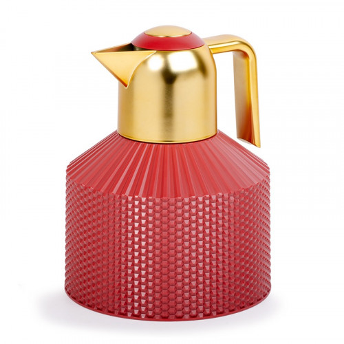 ترمس لون أحمر بذهبي