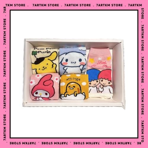 بوكس جوارب شخصيات sanrio