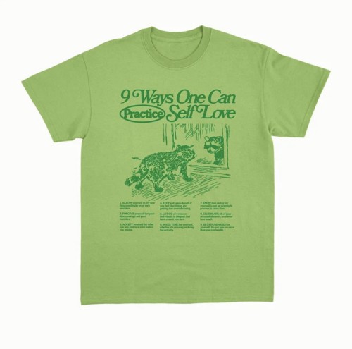 تي شيرت راكون - اخضر