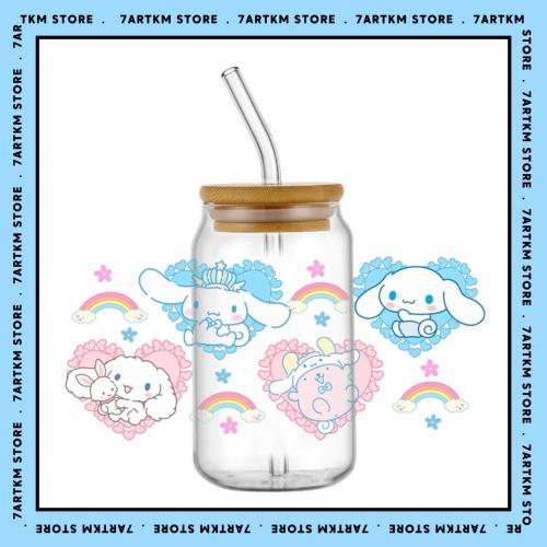 كاس زجاج - 3 cinnamon roll