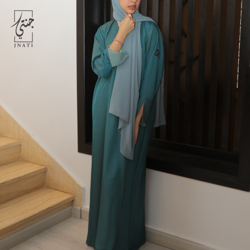 Open abaya with a straight cut, lightweight fabric...