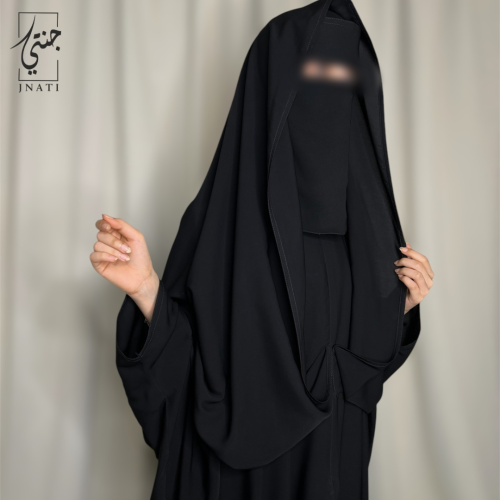 Islamic quarter wide abaya with soft future fabric