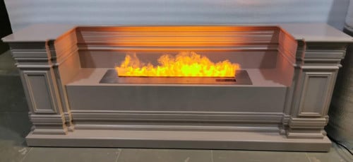 ديكور خشبي مع جهاز بخار 3D