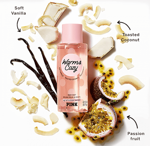 رذاذ للجسم بينك ورم اند كوزي من فيكتوريا سيكريت، 2...