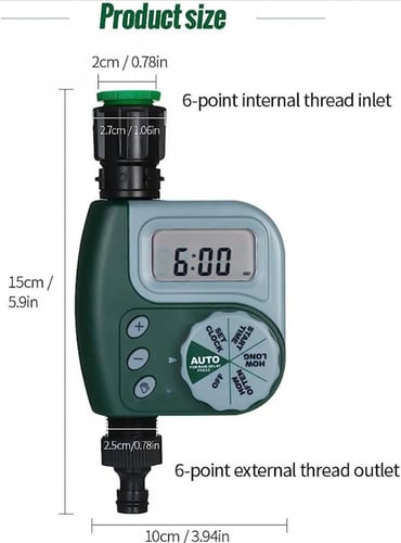 مؤقت مياه اوتوماتيكي من فيست نايت، جهاز تحكم في ري...