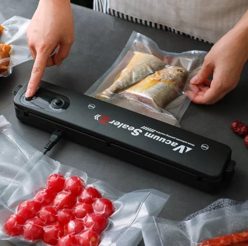 جهاز Vacuum Sealer لتغليف الاغذية بتفريغ الهواء