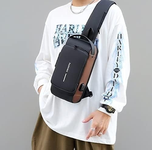 شنطة كروس بقفل مضادة للسرقة، شنطة ظهر يومية خفيفة...