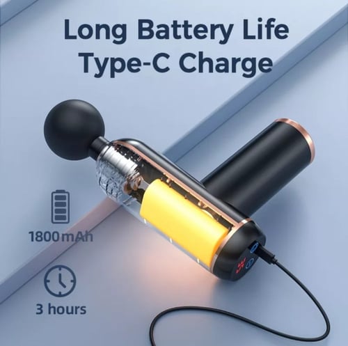 جهاز المساج المتنقل MUKASI بشاحن USB - Type C