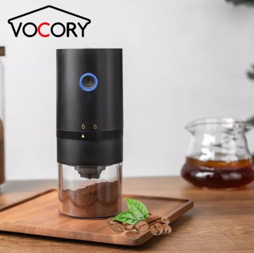 طاحونة القهوة الكهربائية المحمولة VOCORY بشاحن Typ...