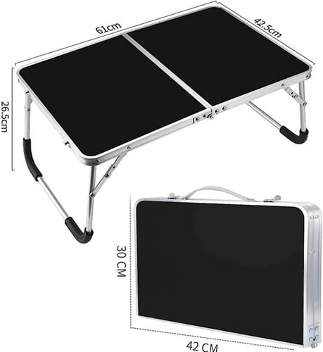 طاولة لابتوب قابلة للطي للاستعمال على السرير والمك...