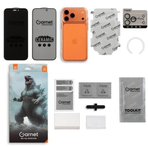 قارنت - مجموعة 8 في 1 حماية 360 درجة لهواتف الايفو...