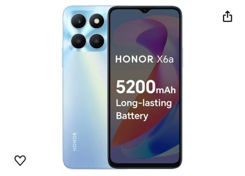 HONOR X6a 4GB RAM 128GB 4G LTE Sky Silver