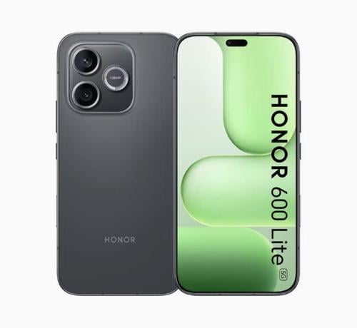 هونر 600 لايت ثنائي الشريحة 5G أسود مخملي 8GB RAM...