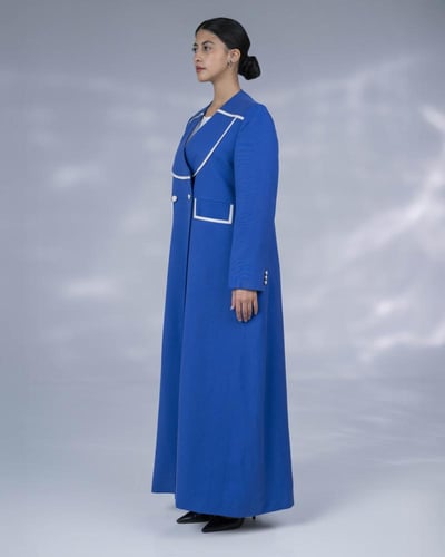 عباية بليزر مارين بلو فاسكوز خفيف