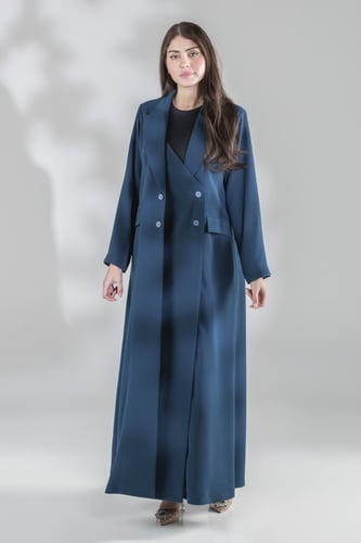 عباية بليزر كريب بيج غامق