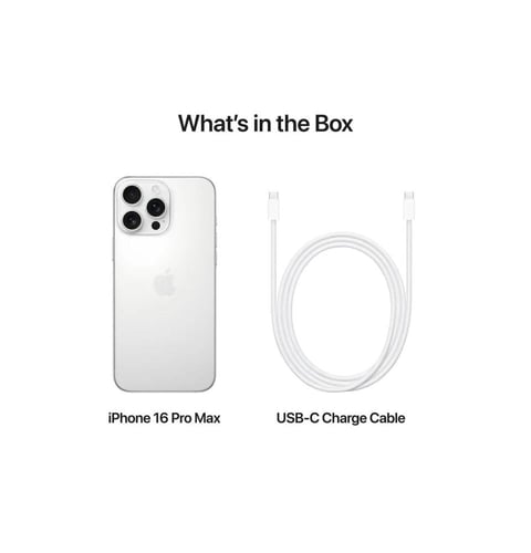 ايفون 16 برو ماكس - تيتانيوم ابيض