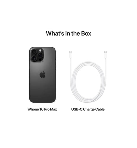 ايفون 16 برو ماكس - تيتانيوم اسود
