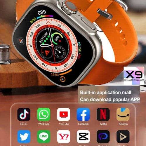 ساعة ذكية S8 بنظام اندرويد ومدخل شريحة