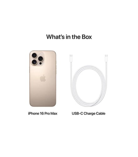 ايفون 16 برو ماكس - تيتانيوم صحراوي