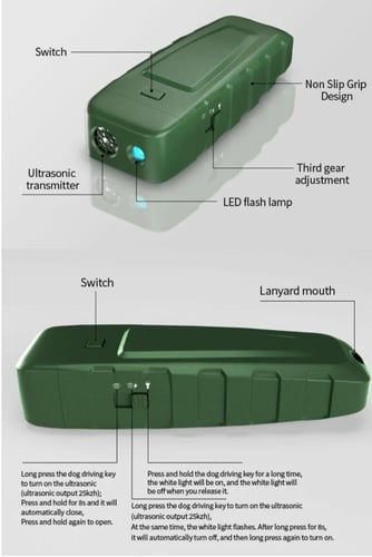 جهاز يدوي عالي الطاقة في طرد الحيوانات (الكلاب وال...