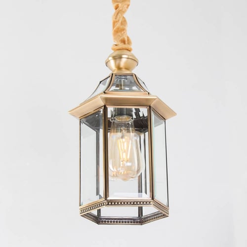 فانوس خارجي نحاسي