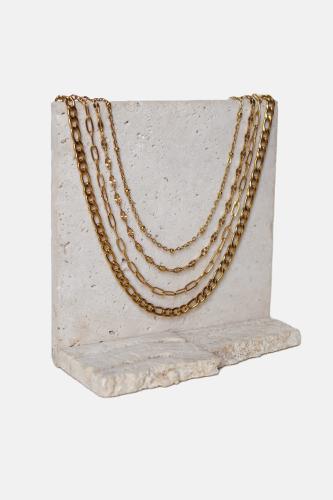 عقد مطلي ذهب 18K